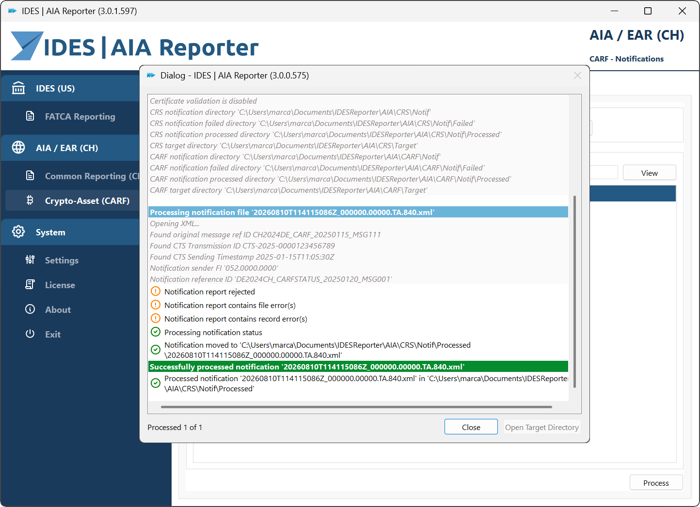 IDES | AIA Reporter screenshot 7